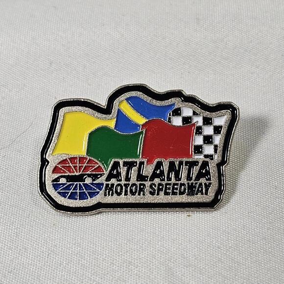 Other - Atlanta Motor Speedway Georgia NASCAR Race Car Racing Enamel Lapel Hat Pin